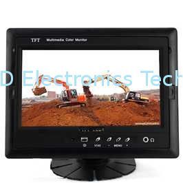 7 Inch Tft Lcd Monitor Bus Camera Systems , Reverse Parking System