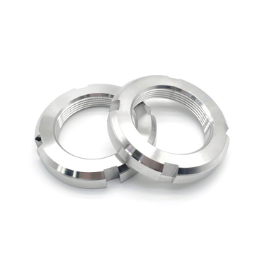 Professional Grade Stainless Steel Slotted Round Shafts with Lock Nuts for Rolling Bearings