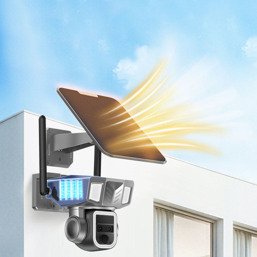 Y7 Dual Lens Battery Powred Solar Camera