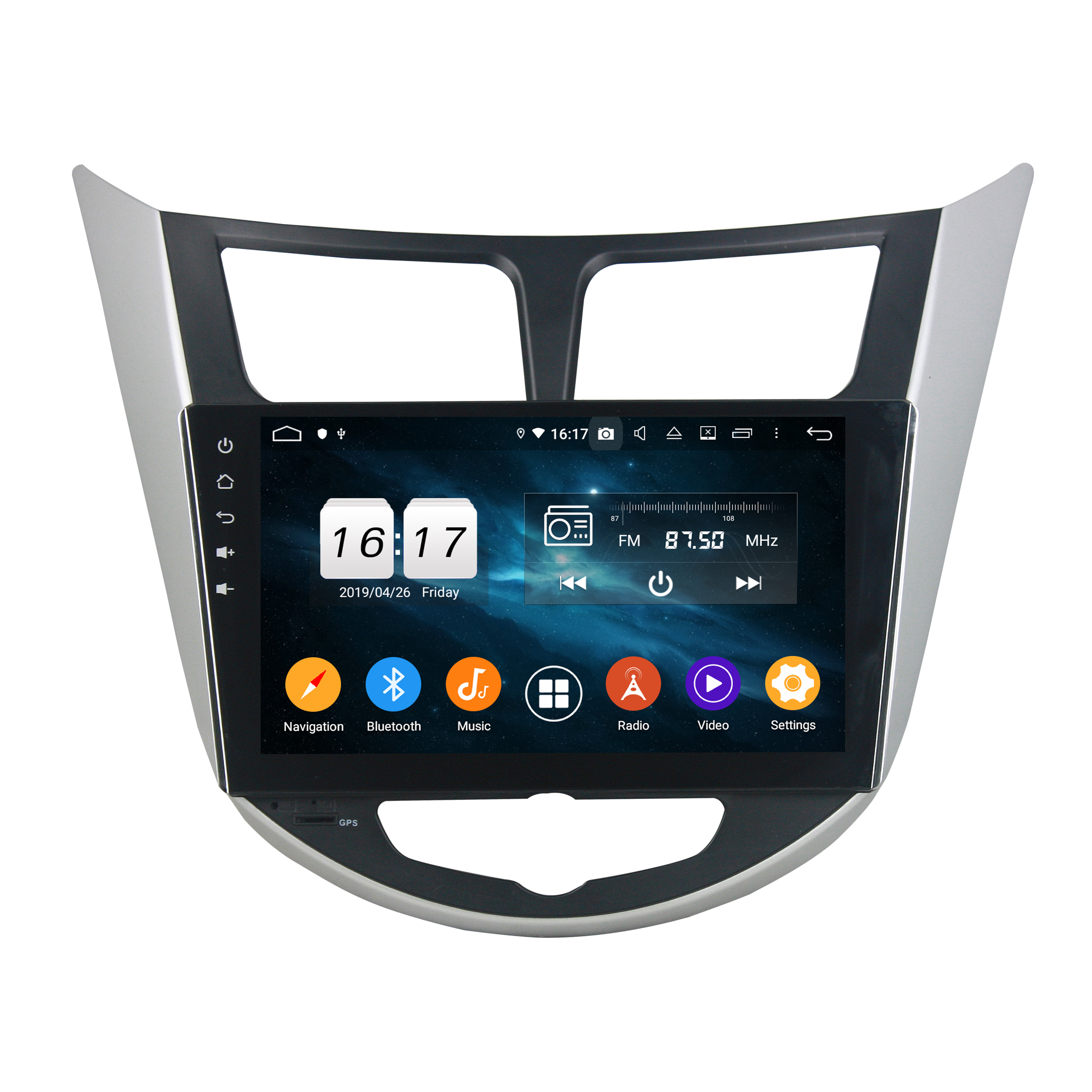 car navigation for Verna /Accent /Solaris 2011,2012