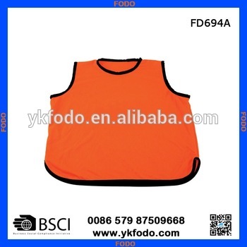 Comfortable mesh vests football training vests soccer accessories training equipment(FD674A)