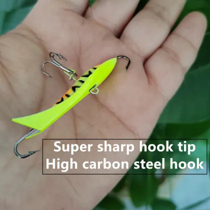 61mm 10g Sinking Balance Ice Fishing Jig Lure for Panfish, Crappie, Sunfish, Perch