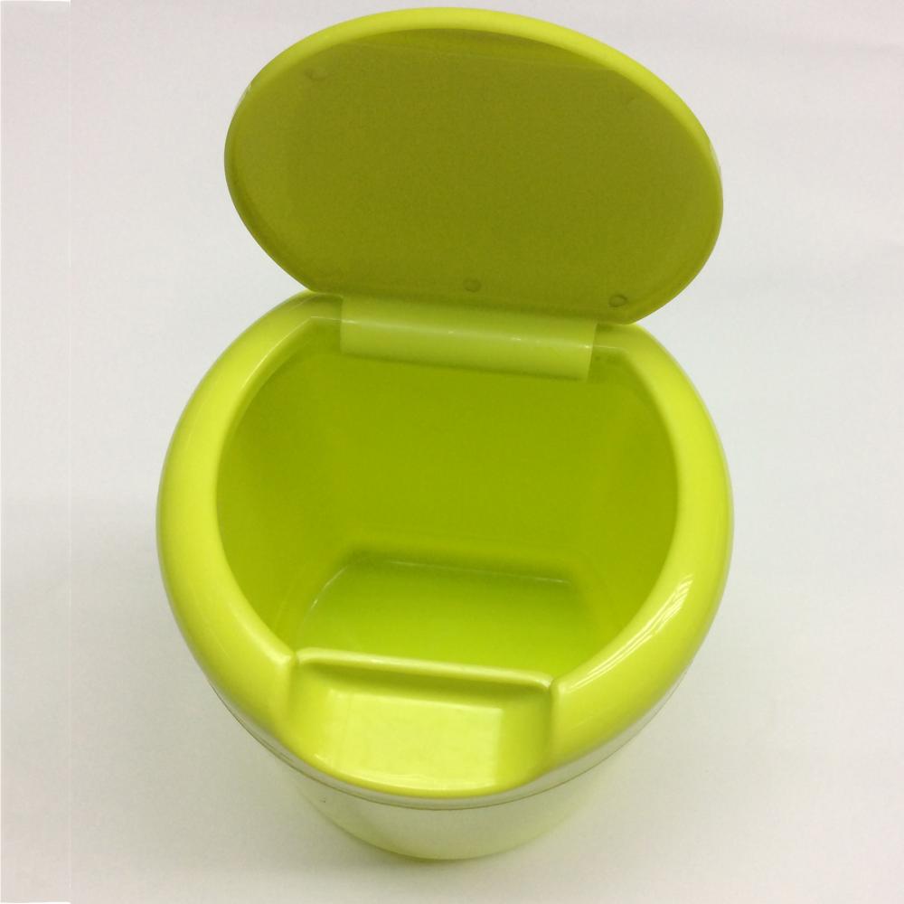 Mini boîte de rangement ronde en plastique