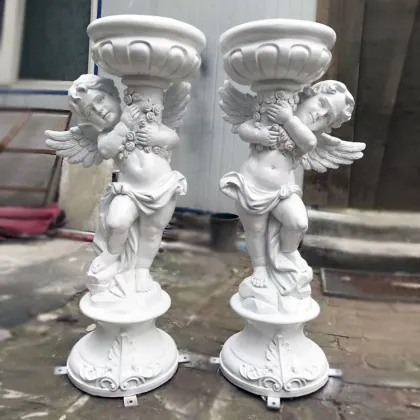 Hot sale fiberglass resin baby angel sculpture