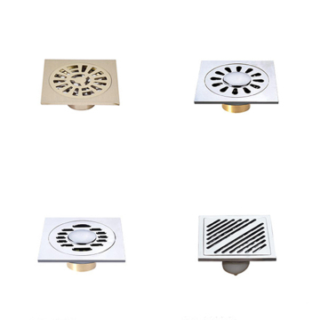 Antique Stainless Steel Rectangular Floor Drain for Shower and Bathroom