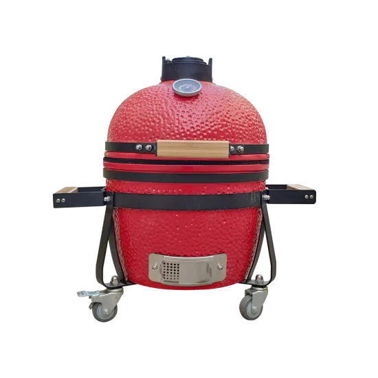 AUPLEX Multifunctional  Mini BBQ Kamado Ceramic Grills 14 Inch For Outdoor Kitchen