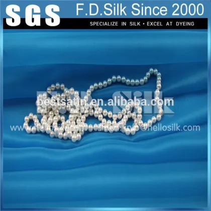 Hellosilk manufacturing brand new solid colored mulberry organza material