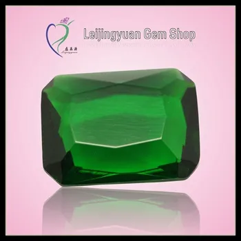 wholesale rectangle cut emerald stone