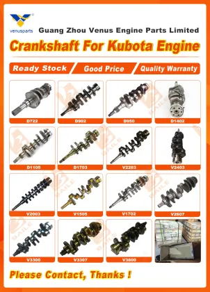 Factory Price Crankshaft for Kubota V3307-DI/V3307 Engines