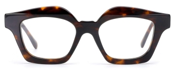 Belieye Tortoiseshell Square Shape Fashion Acetate Glasses Frame