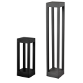 7W Black Landscape Bollard Light Fixtures