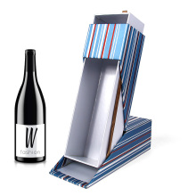 Специальная тамочная роскошная коробка для бутылки для вина