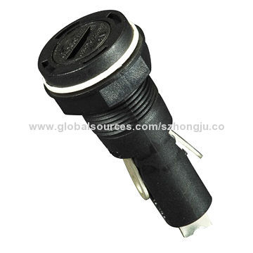 Fuse Holder in Panel Mount, Ideal for 5.0 x 20mm Fuse
