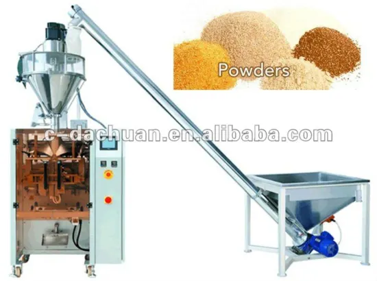 Screw metering device washing powder packaging machine