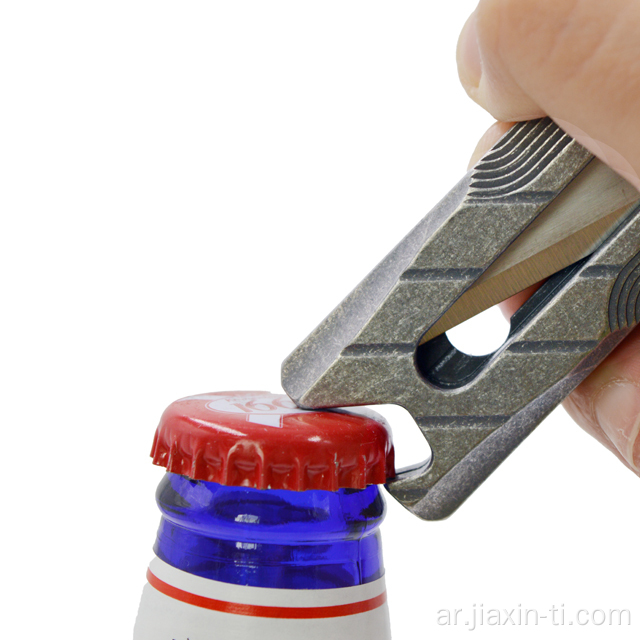 سكين جيب صغير الحجم من التيتانيوم EDC قابل للسحب