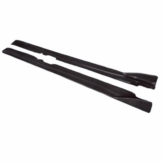 True Carbon Fiber RZ Style Side Skirts and Lower Spoilers for 2013+ Ferrari F12 Body Kit