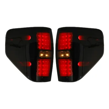 Customized Smoke Lens Tail Light for Ford F150 2009-2014 - Passenger & Left Driver Rear Lamp