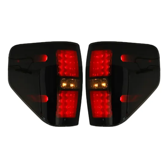 Customized Smoke Lens Tail Light for Ford F150 2009-2014 - Passenger & Left Driver Rear Lamp