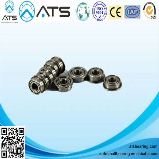 Flange bearing F602x ZZ flange ball bearing sizes 2.5*8*2.8mm