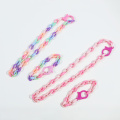 Plastic U-shaped decorative chain