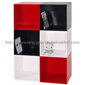 Removing Colorful Cube Storage with NC Painting/Bookcase