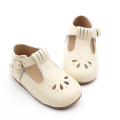 Bán buôn Hollow Out T Bar Baby Dress Shoes