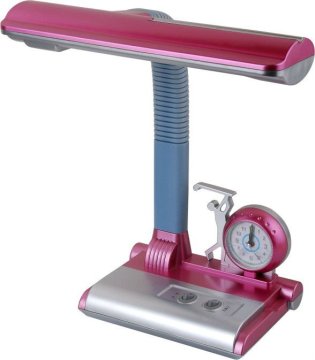 Table Lamp with Night Light and Clock/Headboard Reading Lamp