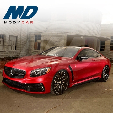 WALD Black Bison Style Half Carbon Fiber Bodykit for 2011-2014 Mercedes-Benz SLK-CLASS R172