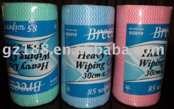 nonwoven wiping cloth