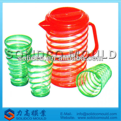 Plastic high quality injection mug cup mould maker