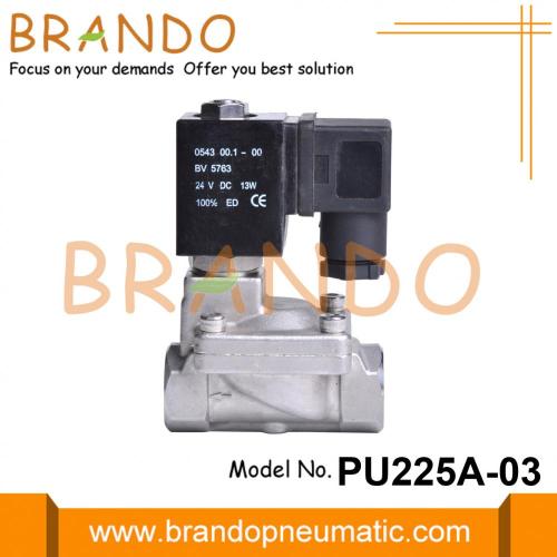 SPU225A-03 Elettrovalvola a solenoide in acciaio inossidabile tipo Shako 3/8 &#39;&#39;