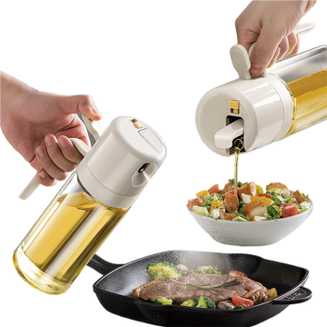 Custom Logo Glass Olive Oil Sprayer - Factory Wholesale Transparent Oil Dispenser