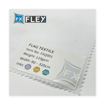 FLFX 110G Sublimation Flag Printing Fabric for Outdoor Use