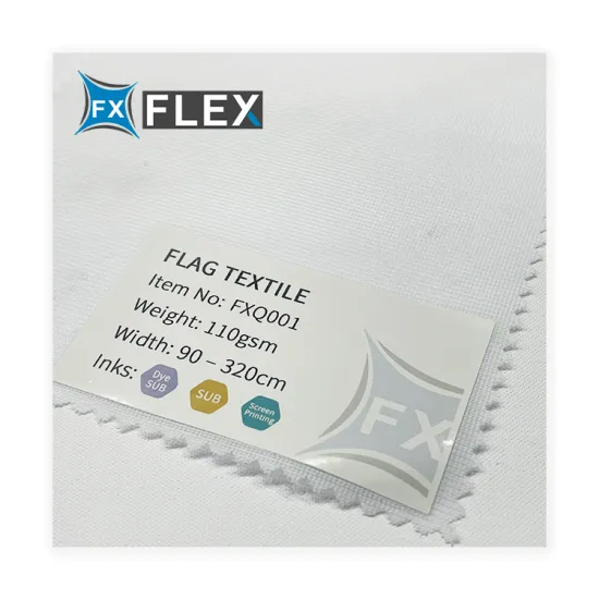 FLFX 110G Sublimation Flag Printing Fabric for Outdoor Use