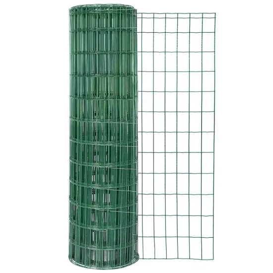 dark green PVC coating fence wire 1.8x20m welded wire mesh