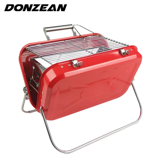 Portable Charcoal Barbeque Grill Foldable Bbq Grills for Outdoor Cooking Camping