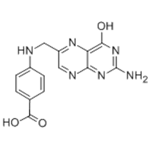 Bensoesyra, 4 - [[(2-amino-3,4-dihydro-4-oxo-6-pteridinyl) metyl] amino] - CAS 119-24-4