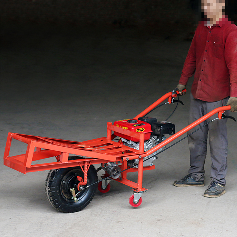 Electric cart electric trolley pull truck trailer trolley large warehouse truck heavy-duty wheelbarrows