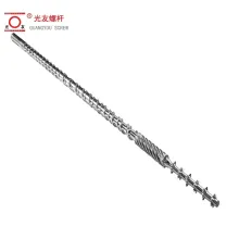 Bimetallic solong tornilyo para sa D180 PVC recycling at 38crmoal nitriding