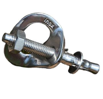 Conjunto de anclaje de escalada de roca duradera con percha y punto de fijación - 25kn