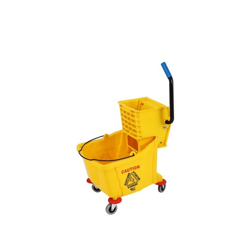 B-040 Troli Mop Wringer tunggal