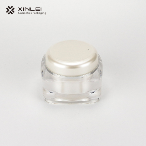 50g white square cosmetic cream bottle