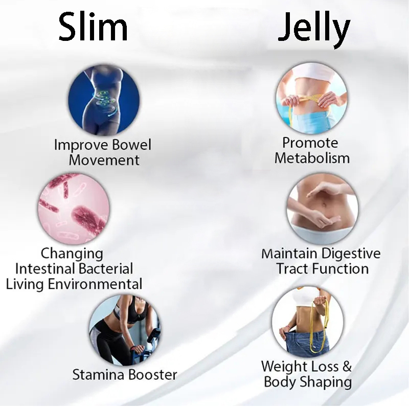 OEM/ODM Vegan Weight loss enzymes Jelly Delicious Fruity Jelly Stick Adult Multivitamin Body Slimming Jelly