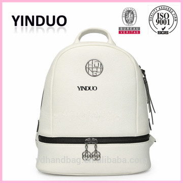 Italy Design Brand Girls Leather Backpack Bag Guangzhou