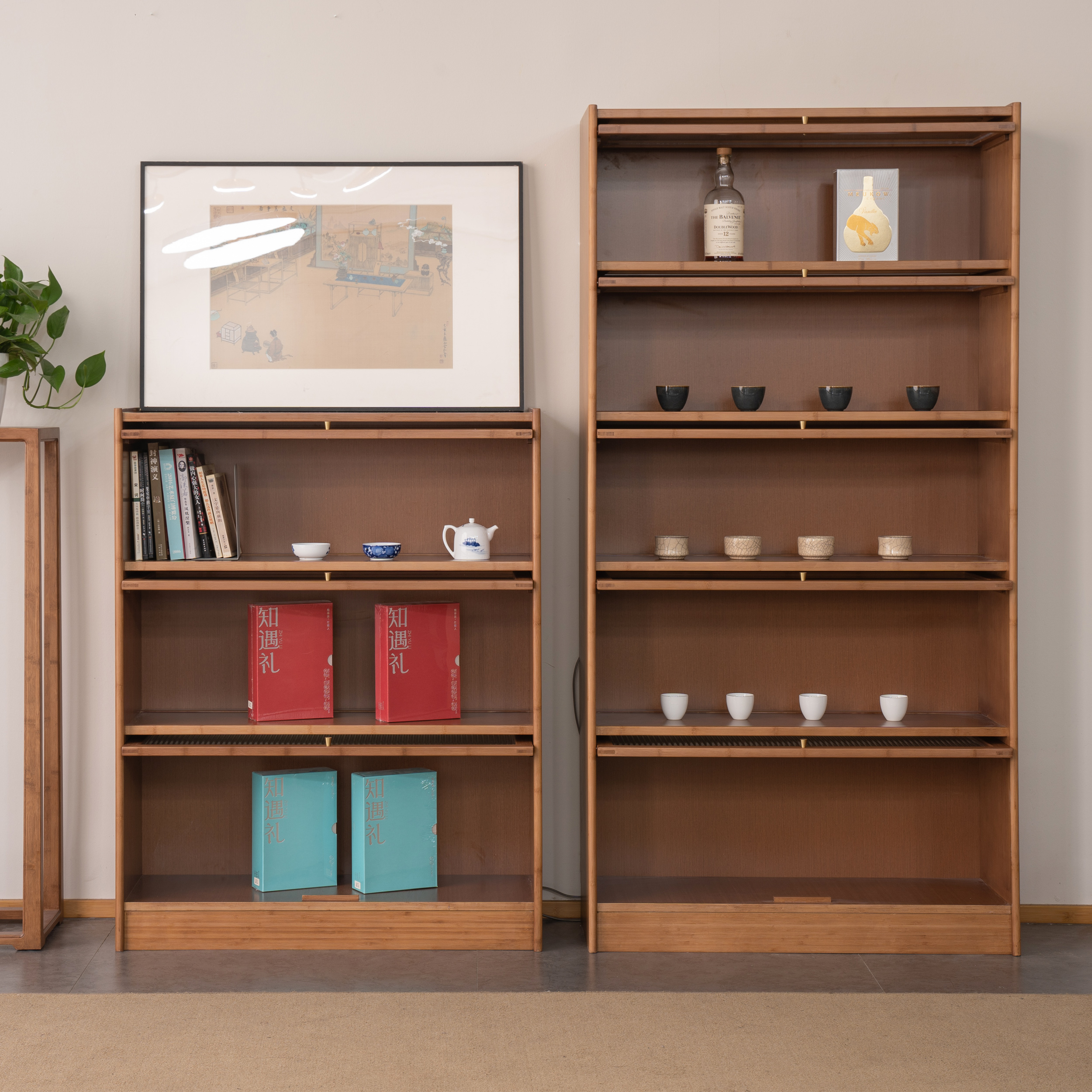 Шкаф для демонстрации высококачественного из твердого дерева в китайском стиле