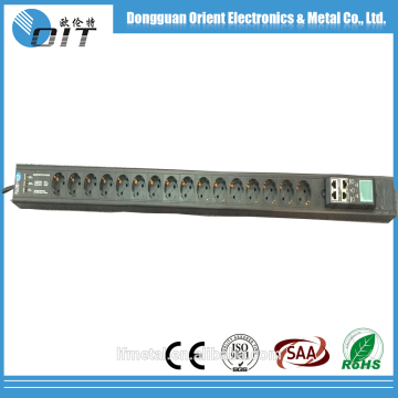 Germany type intelligent power outlet PDU With Monitoring types function