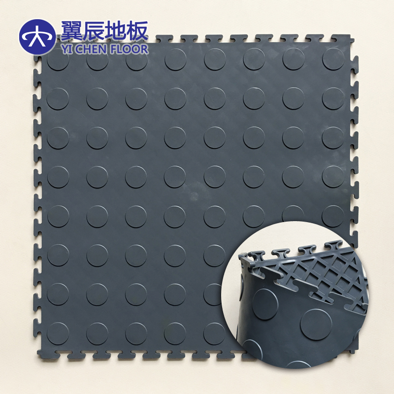 Durable PVC Garage Floor Tiles Portable Parking Plastic Interlock Flooring Tile