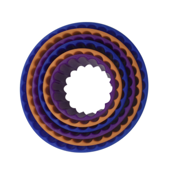 Plastic ronde koekjessnijerset