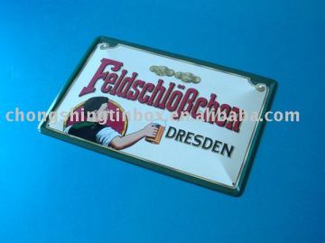 tin sign