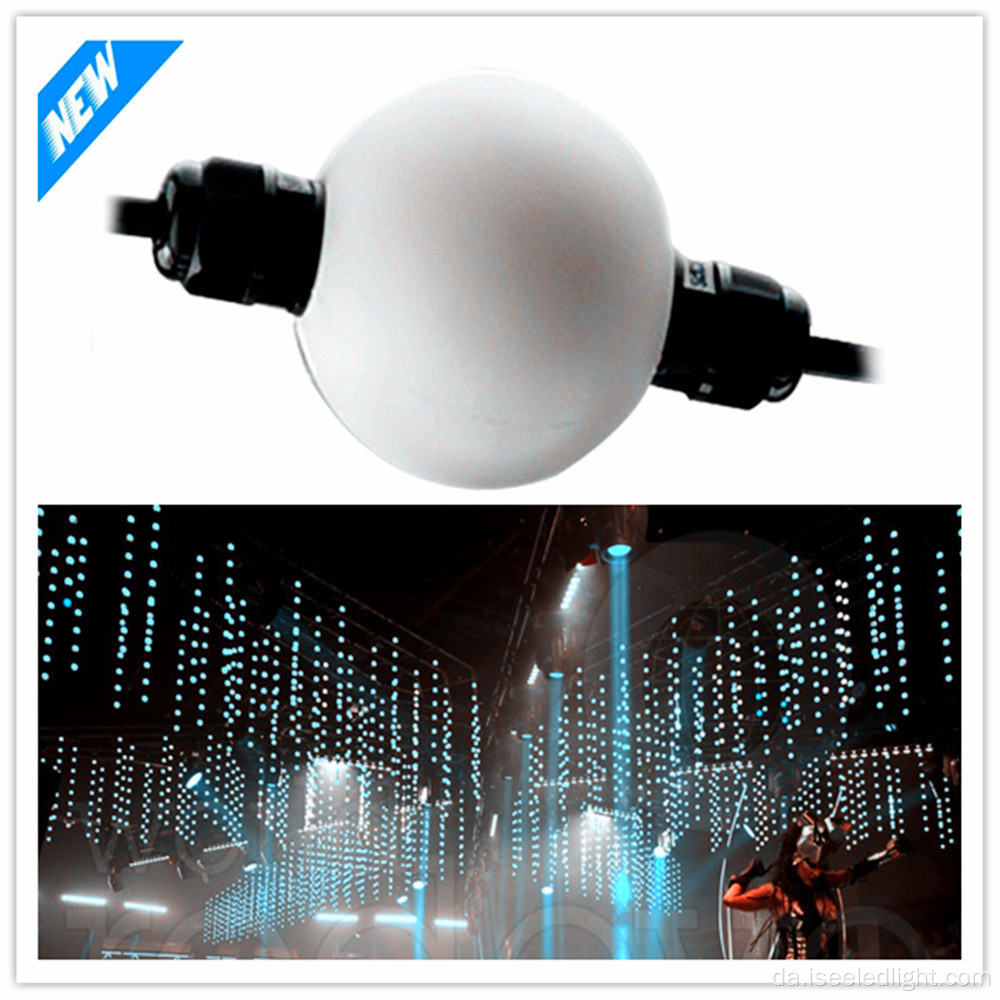50 mm RGB LED ball lys DMX kontrol